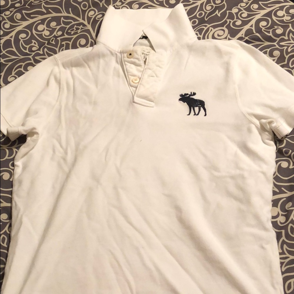 Abercrombie & Fitch Big Logo Moose Polo